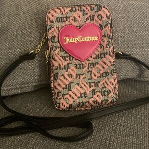 Juicy Couture Heart Accent Crossbody Bag